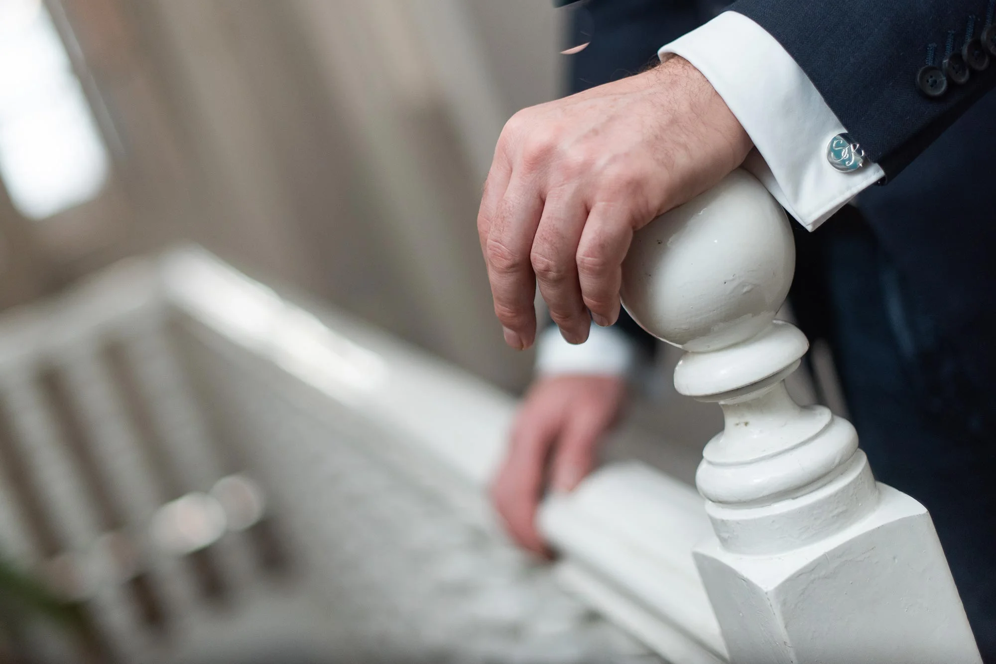 Personalised cufflinks engraved in sterling silver 925, ZAUNICK atelier